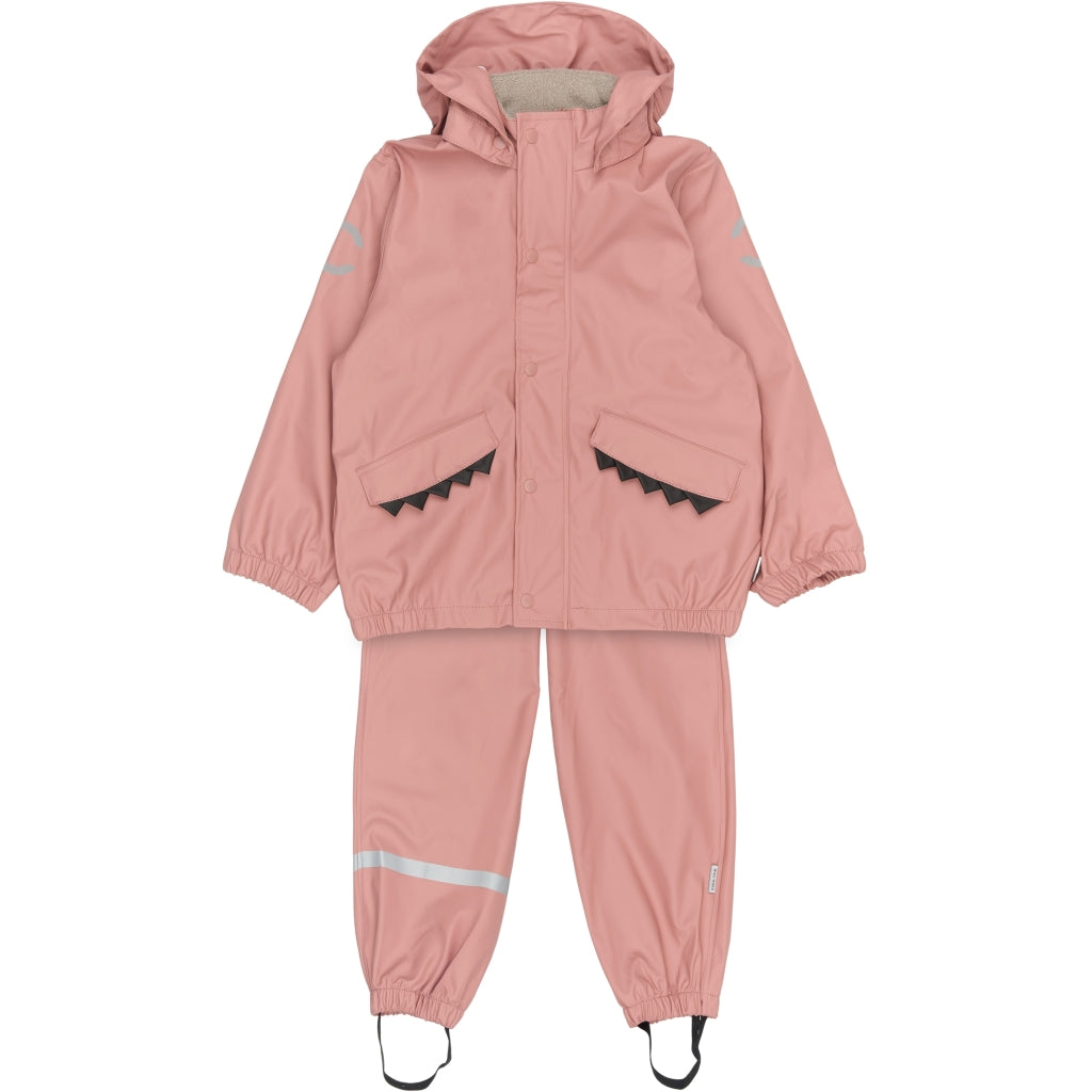 Mikk-Line - PU Regntøj ZOO Print (Seler 74-104) - Ash Rose